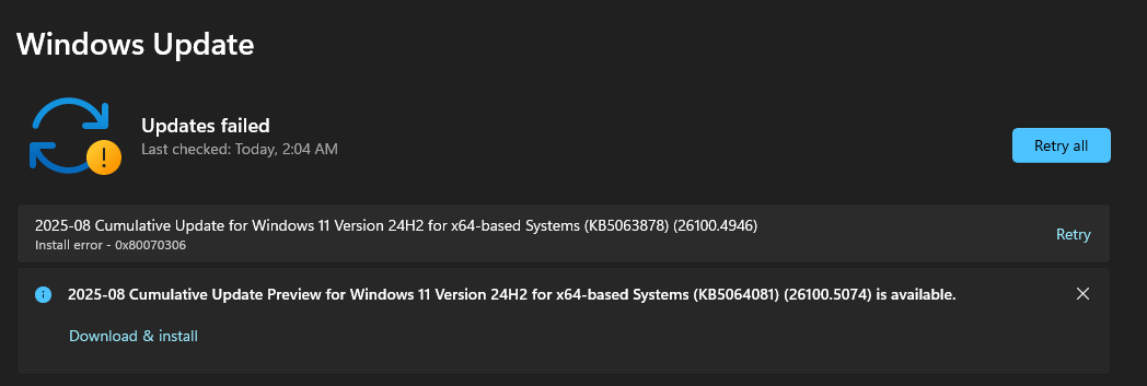 Click image for larger version  Name:	Updatefailed.png Views:	0 Size:	33,6 KB ID:	210240